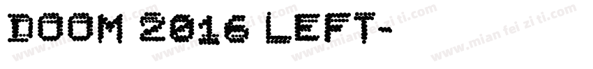 Doom 2016 Left字体转换